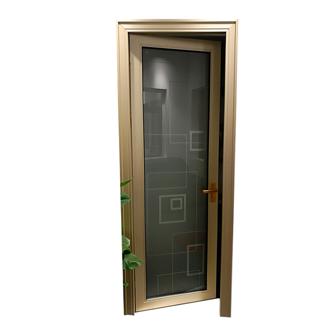 Aluminum toilet door