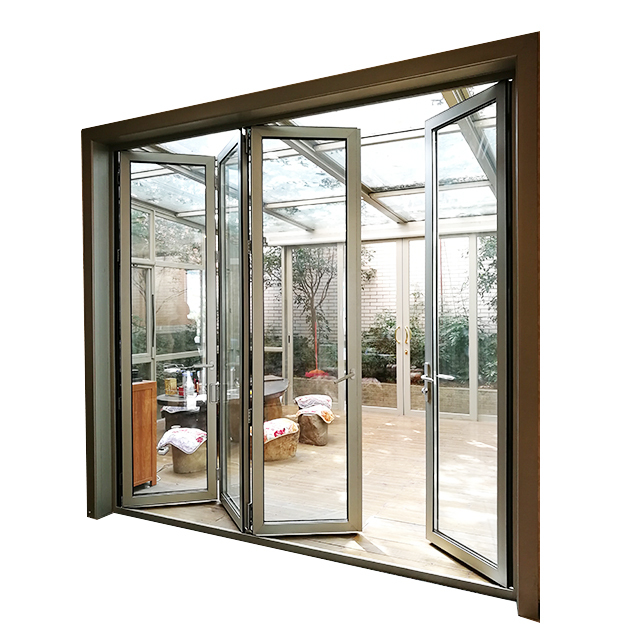 Aluminum folding door