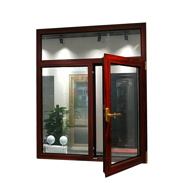 Aluminum casement window