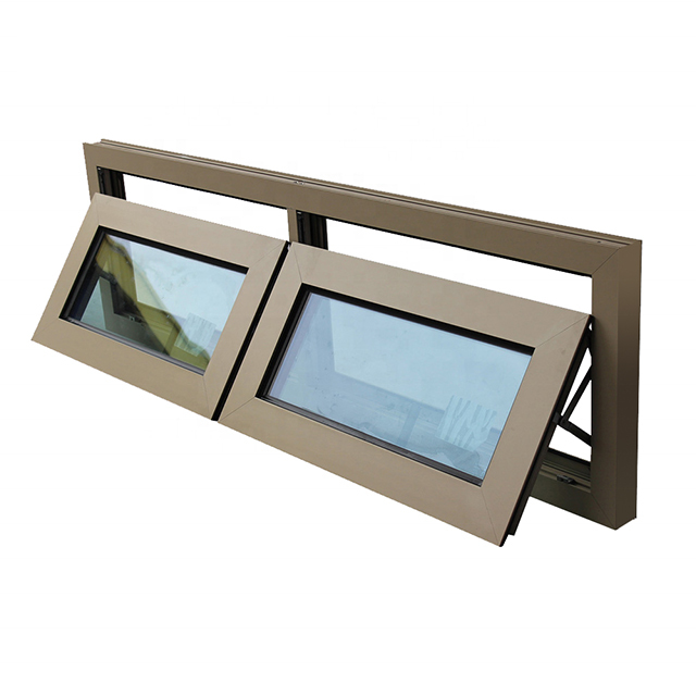 Aluminum anwing window