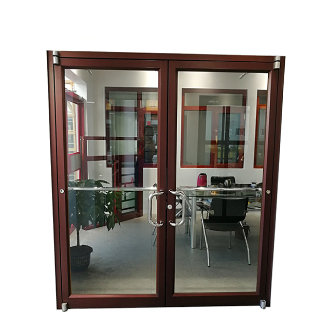 Aluminum swing door