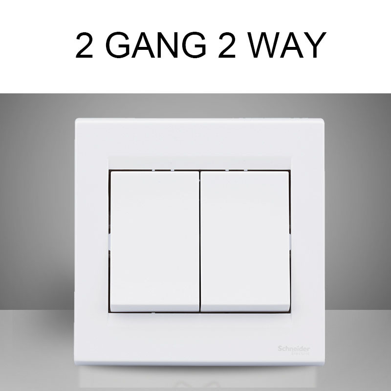 Schneider Adora two gang two way switch