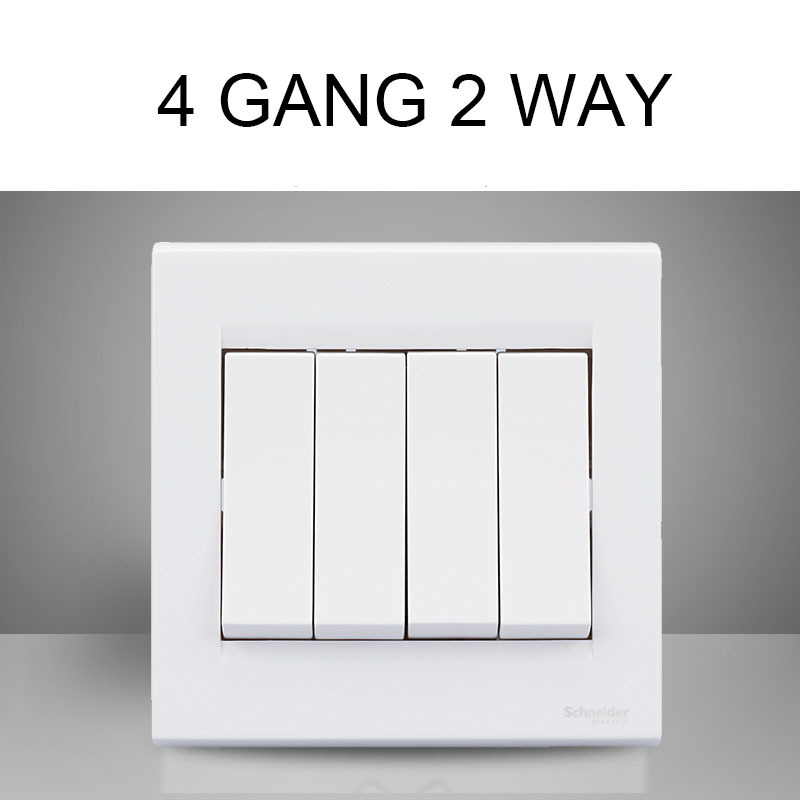 Schneider Adora four gang two way switch
