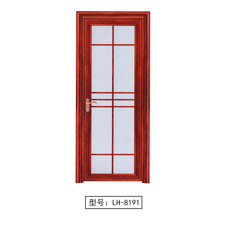 Aluminum toilet door