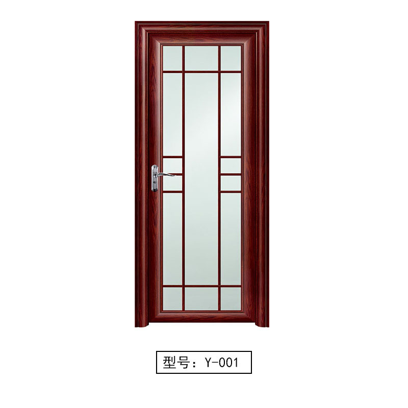 Aluminum toilet door