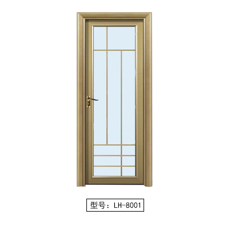 Aluminum toilet door