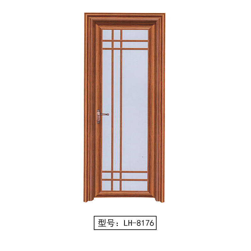 Aluminum toilet door