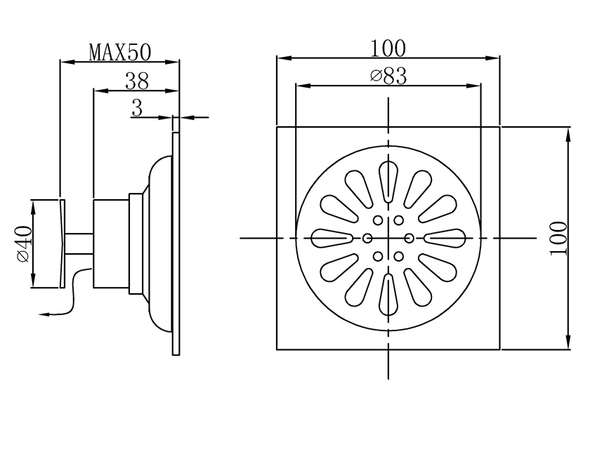 304ss floor drainer, anti rust floor drainer, bathroom accessories