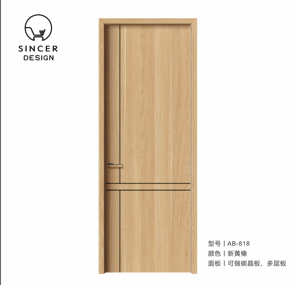 Custom High Quality Internal Room Door Design Modern Interior Wooden Door