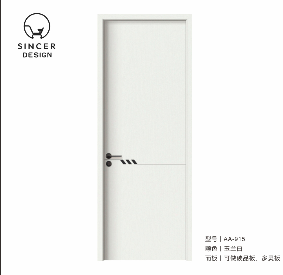 Modern Wooden Villa Door Design Interior Door Wood Veneer Interior Wooden Door