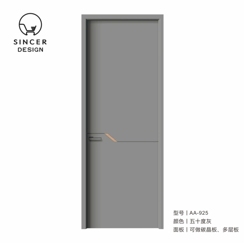 Wooden Door Plywood MDF Laminated Timber Solid Wood Interior Doors For House