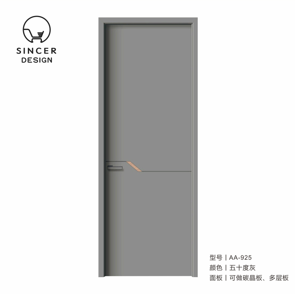 Wooden Door Plywood MDF Laminated Timber Solid Wood Interior Doors For House