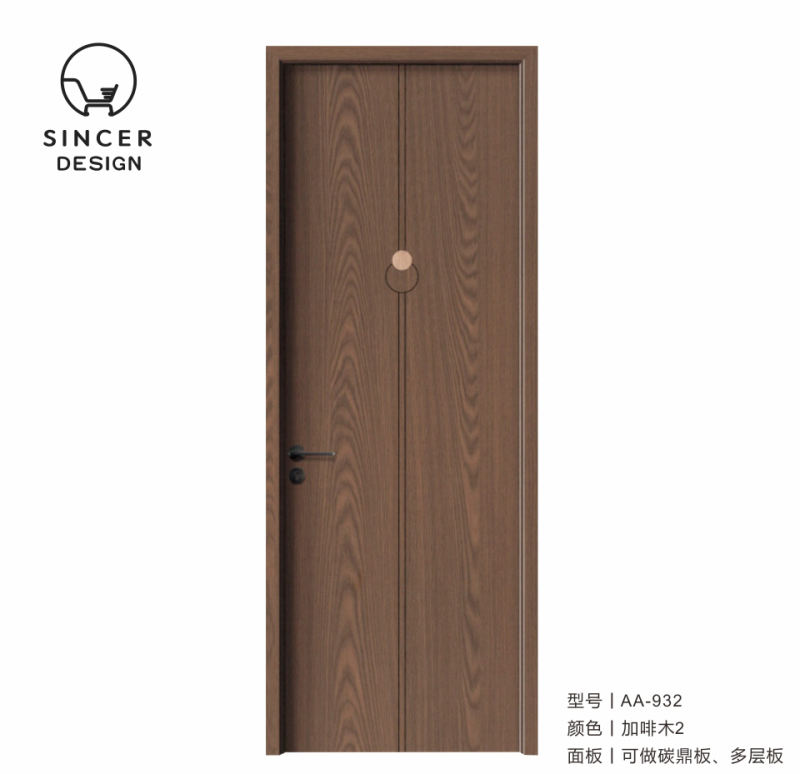 Cheap Modern Soundproof Wooden Door Spray Paint Free Melamine Door Laminated Door