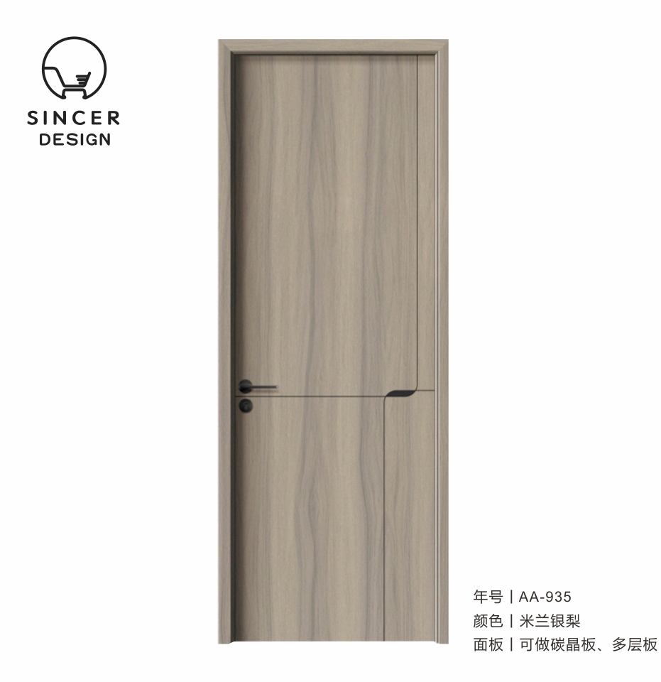 Hot Sales Free Painting Interior Melamine Laminated Wooden Door Waterproof Door