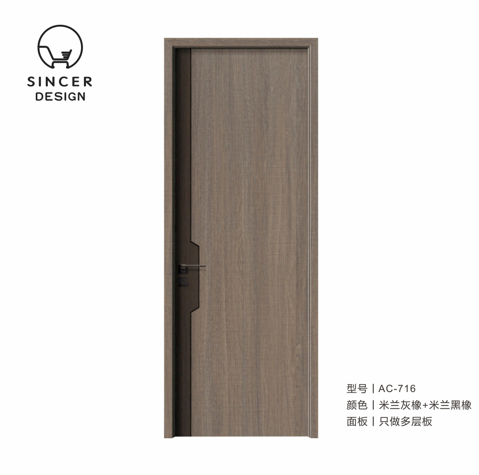 Cheap Wholesale bedroom/ Kidroom Interior Doors Solid Wooden Shaker Door