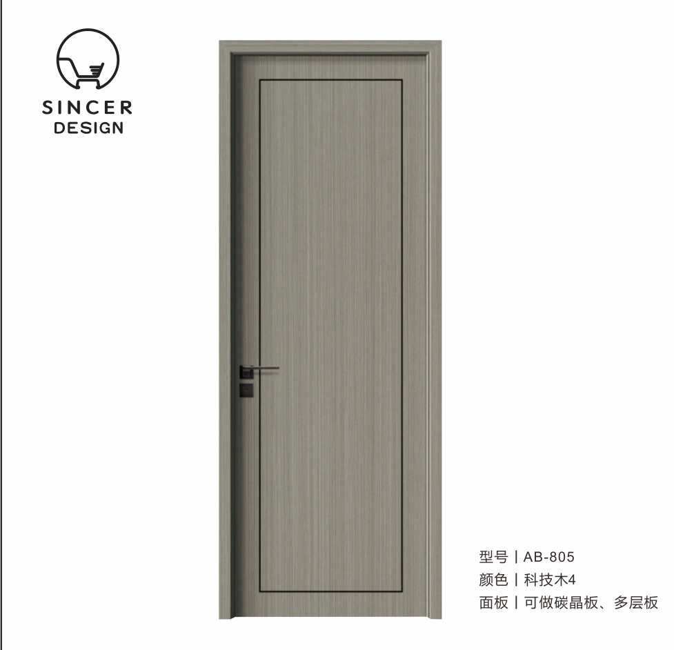Hot Sale High Quality Interior Wood Doors Price Plywood Shaker Doors For Hotel Projects