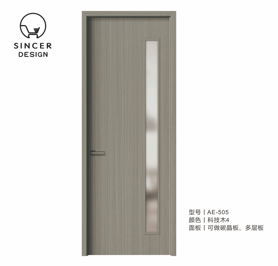 Modern Main Wood Door With Glass Designs Wood Door Frame For House
