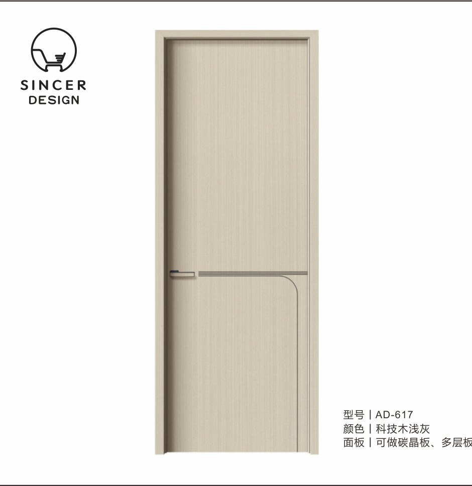 Best Selling Luxury Design Solid Oak Wood Door For Villa And Hotel