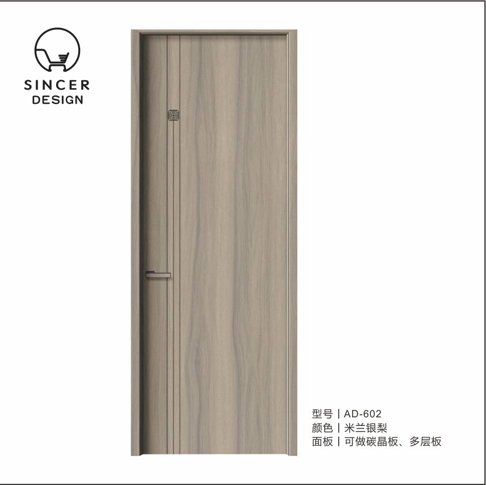 Solid Wood Door Main Front Wooden Door For Villa Hotel