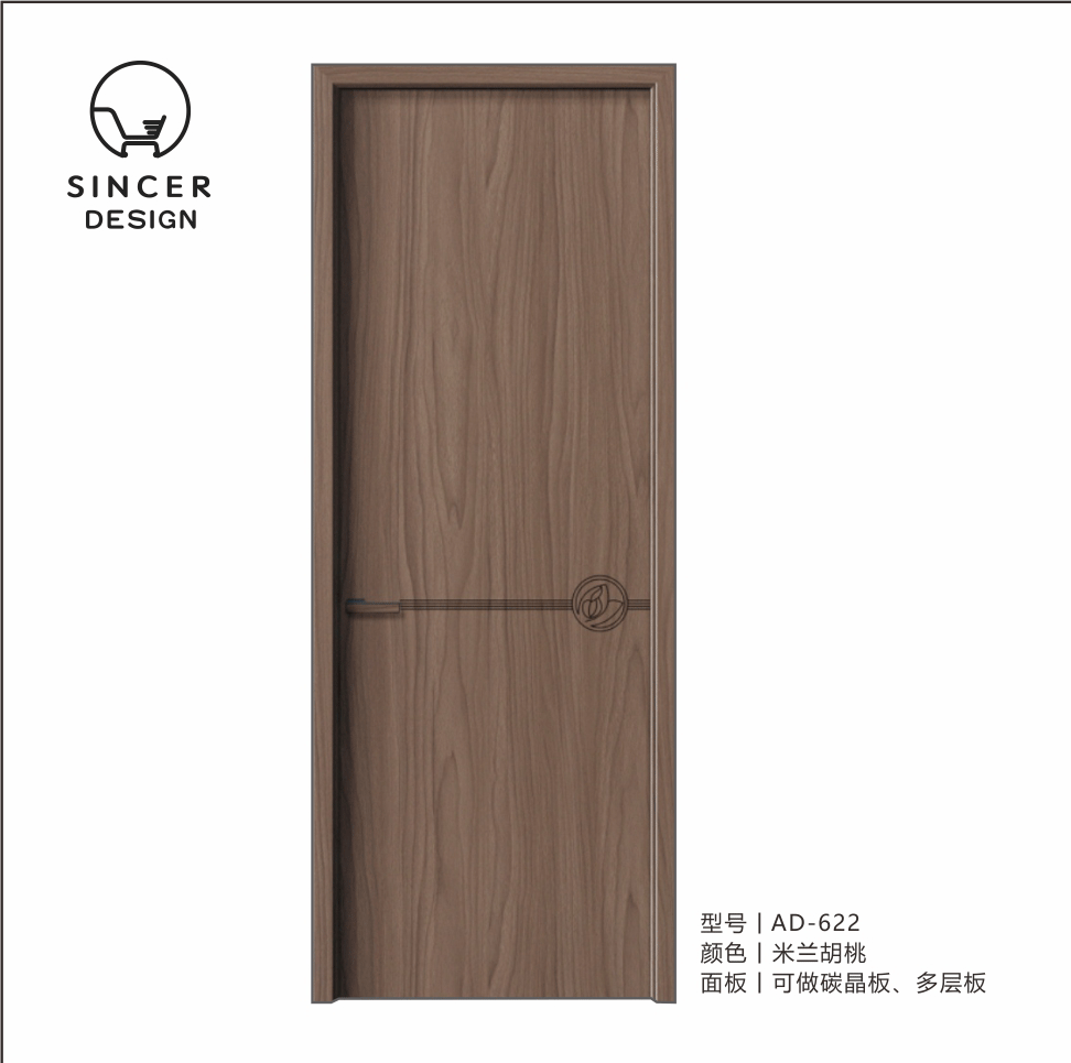 European Solid Wood Door Wood Standard Modern Room Wooden Door
