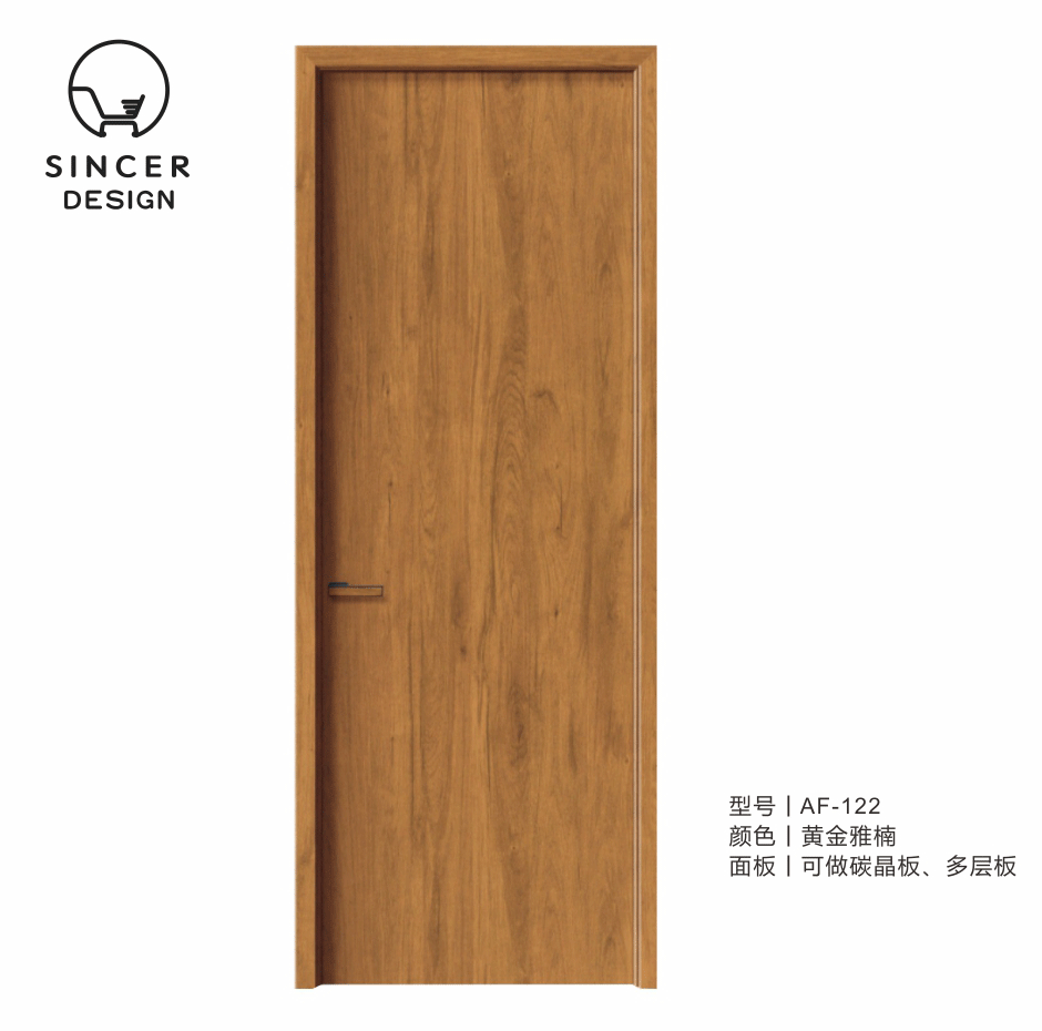 High Grade Solid Wooden Doors Entrance Door Solid Wood For Interior