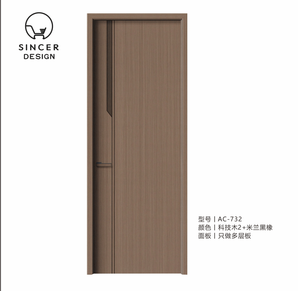 Solid Wooden Doors For Houses Interior Luxury Double Entry Door Solid Wooden Modern