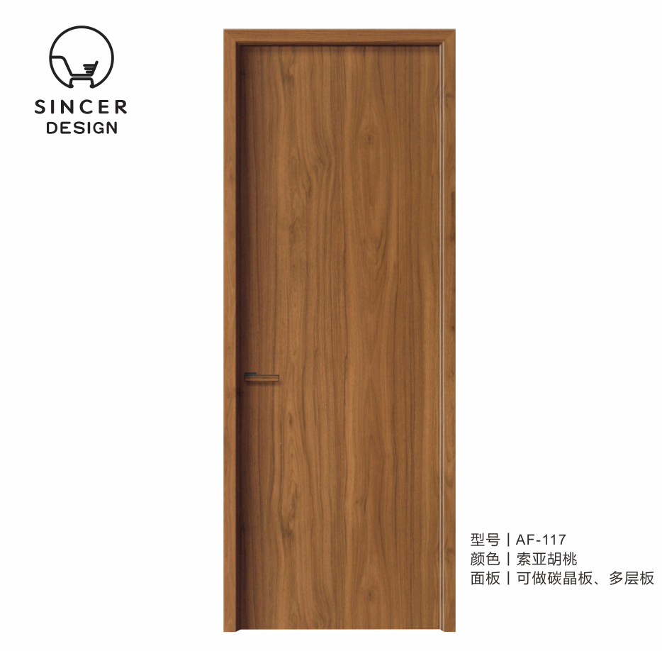 Nice Quality House Doors Apartment Entrance Door Solid Wood