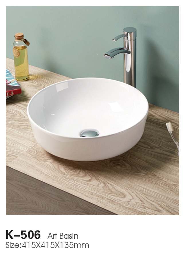 Bathroom Luxury Hotel Vanity Basin Porcelain Marble Look Ceramic Art Marble Wash Basin Countertop Vessel Sink