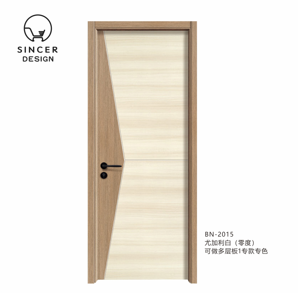 Wholesale Price Luxury MDF Interior Wooden Room Slab Doors For Bedroom Office Houses