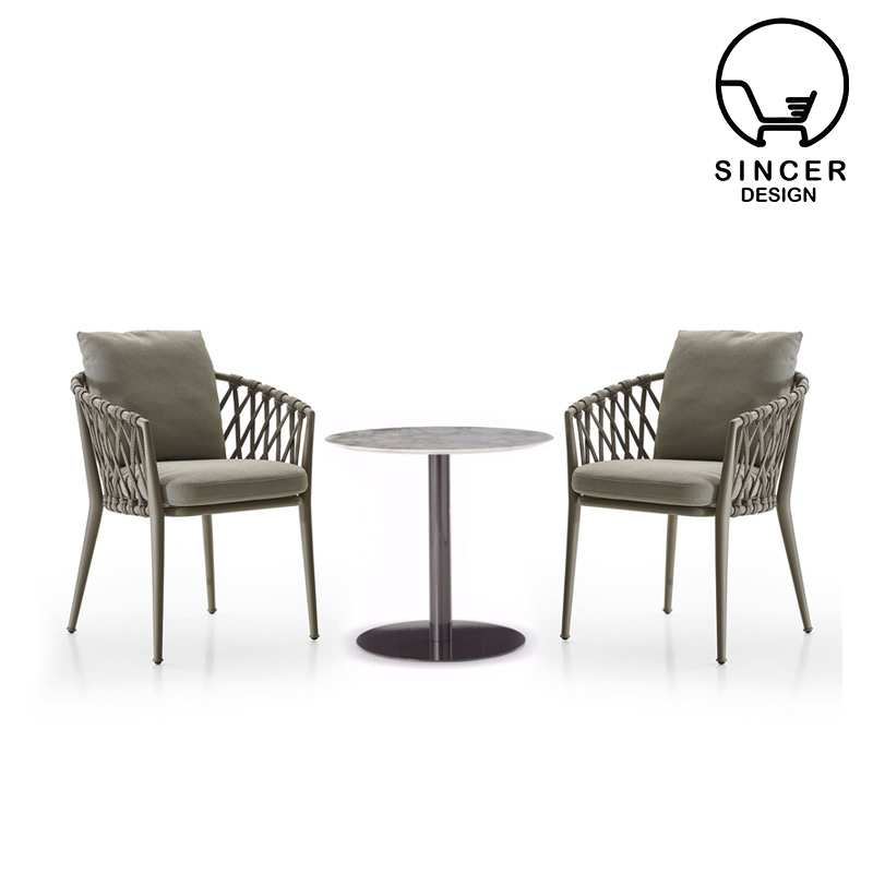 Modern Waterproof Outdoor Garden Patio Furniture Rattan Coffee Table Garden Sets