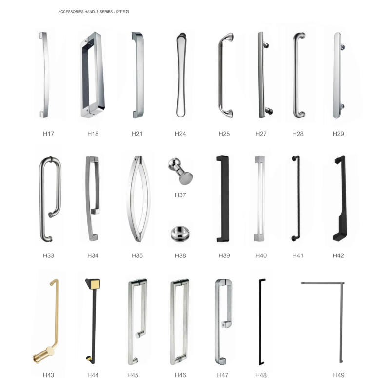 Shower Room Bathroom Glass Partition with Polished Edge Tempered Glass