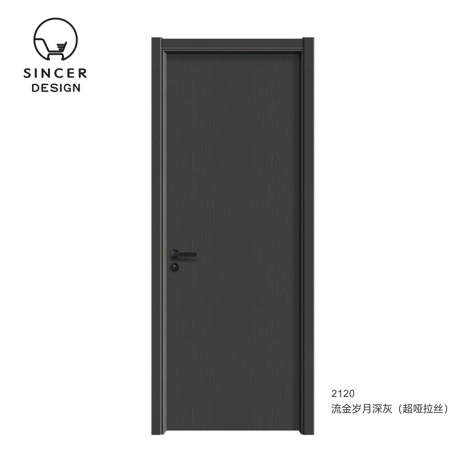 Carbon Crystal Solid Wood Door Indoor and Outdoor Doors