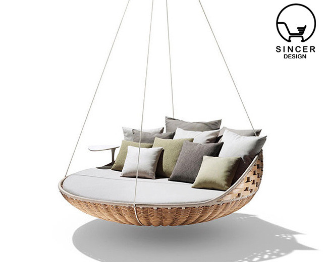 High Quality Outdoor Furniture Garden Patio Solid Wood Teak Durable Strong  Modern Sofa Chair