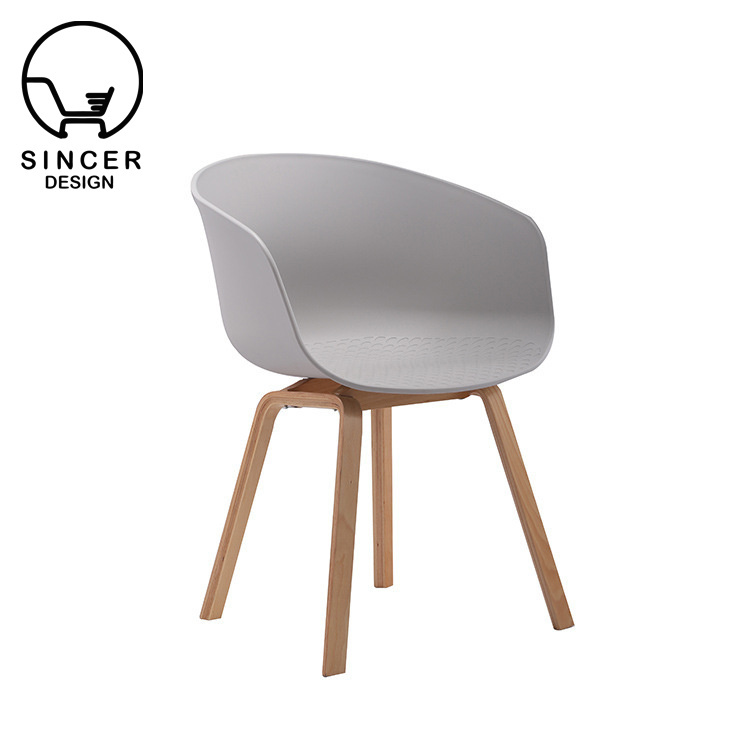 Dining Room Sets Plastic Chair Leg Top Quality Restaurant Chair With Wooden Design Modern Home Furniture