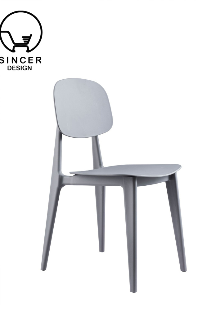 Simple Nordic Plastic Dining Chair PP Plastic Chair Restaurant Party Cafe Chairs