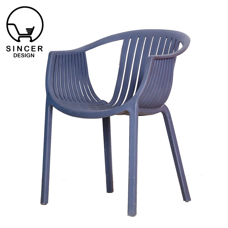 High Quality Home Furniture Modern Design Plastic Chair Dining Room PP Seat Plastic Dining chairs