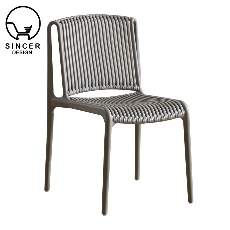 Durable Wholesale Outdoor Cheap Stackable PP Chairs Design Price Modern Colored Plastic Dining Chair Sales