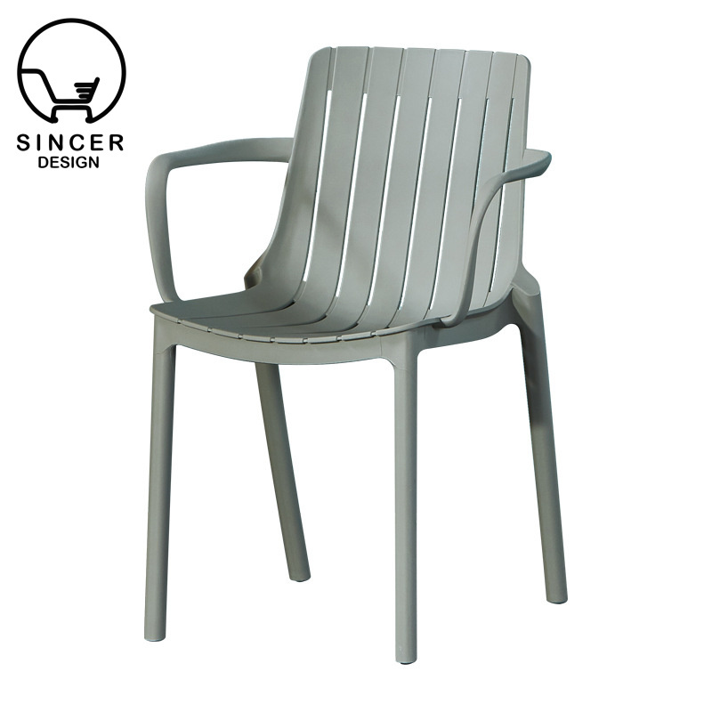 Modern Plastic PP Seat Dinning Chair For Living Room Golden Award Restaurant Chair