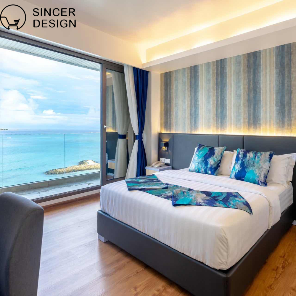 Hotel Room Furniture Apartment Style Hotel Bed Room Interior Decoration Sets Custom Made