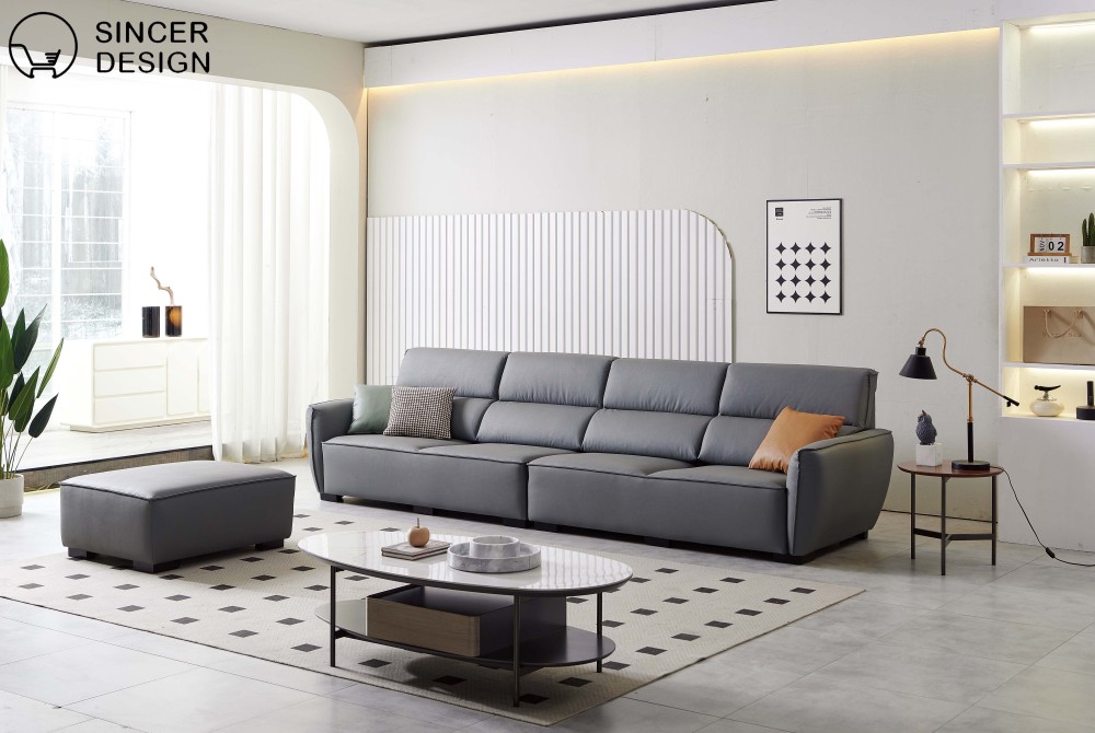 Modern Home Furniture 10 pcs Package Including Living Room Sofa Coffee Table Dining Room Table and Bedroom Bed Bedside Table Mattress