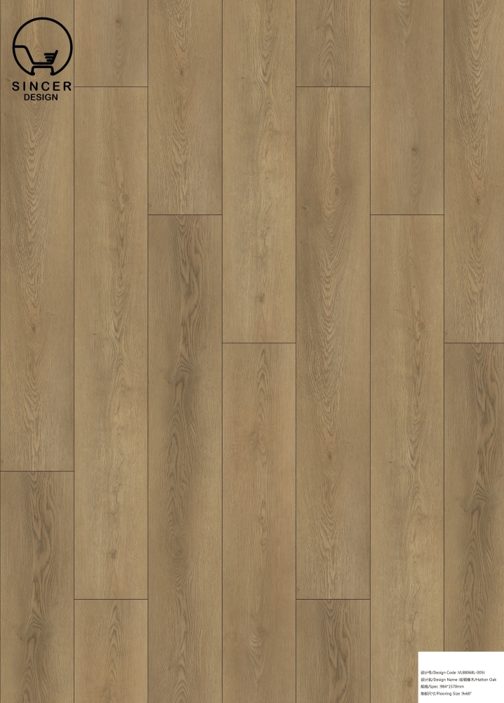 Superior Self Adhesive Vinyl Flooring Planks Glue Down Self Stick LVT Flooring Planks