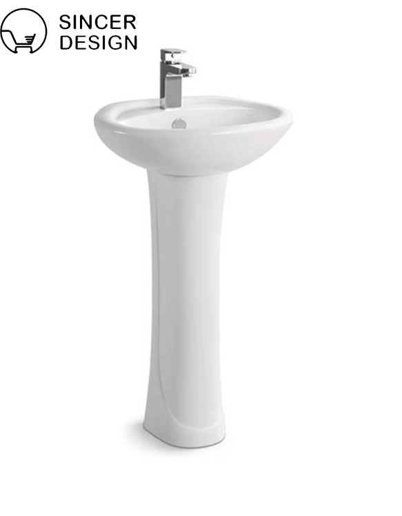 WC Basin Sink Factory Bathroom Sanitary Ware Art Basin Rectangular White Color Over Counter Wash Basin