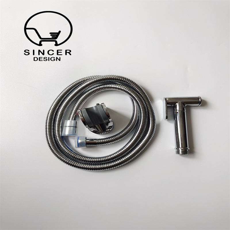 Cheap Durable Bidet Toilet ABS Plastic Shattaf Sanitary Spray with Hose Holder