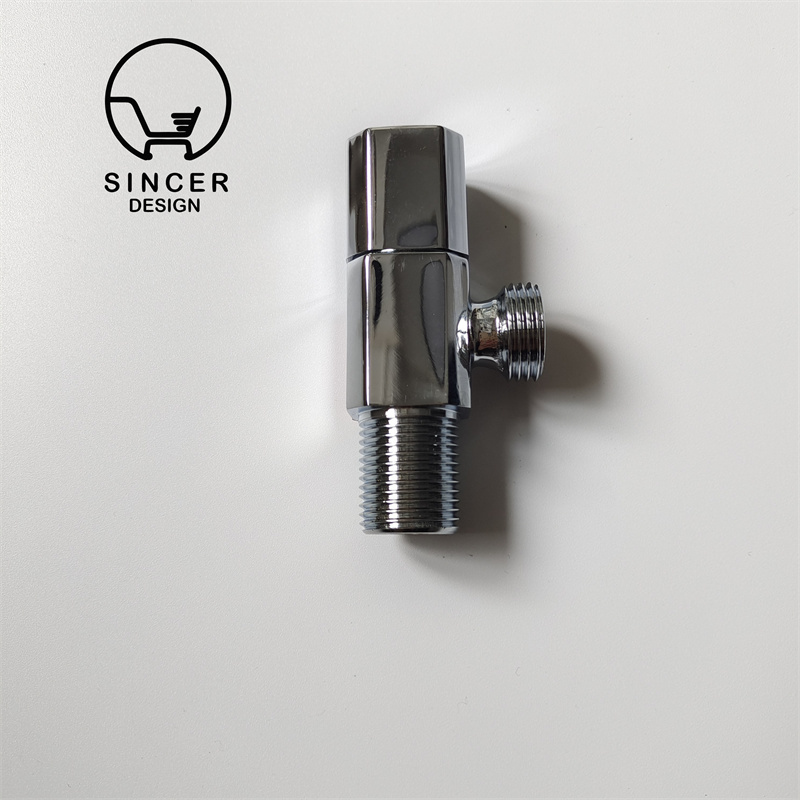 Toilet Kitchen Water Tap Faucet Bathroom Accessories Brass 1/2 Angle Valves