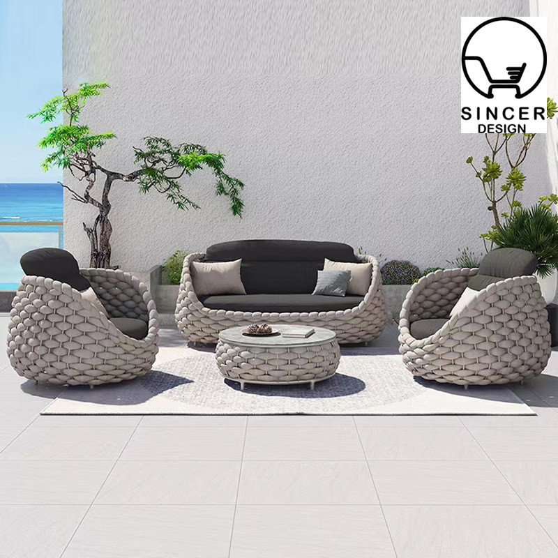 Patio Powder Coating Furniture High Chairs Counter Set Bar Stool Outdoor Furniture