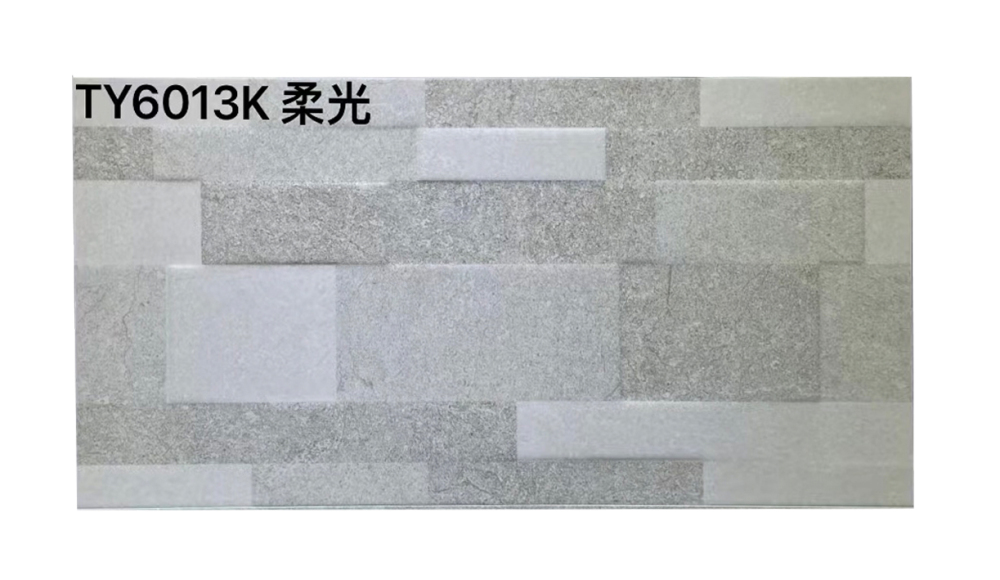 Living Room Bedroom Kitchen Balcony 300X600 Antique Tile, Cement Gray Terrazzo Wood Grain, Matte Anti-slip Floor Tile