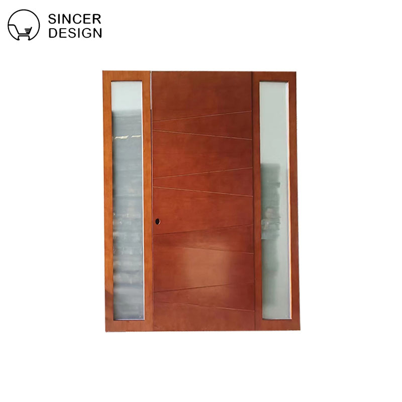 Manufacturer Direct Sale Chinese-style Minimalist Composite Solid Wood Interior Swing Door for Whole House and Outdoor Use
