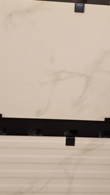 Grey Striped 300x600 Bathroom Ceramic Tile - Textured Wall and Floor Tile for Toilet and Interior Walls