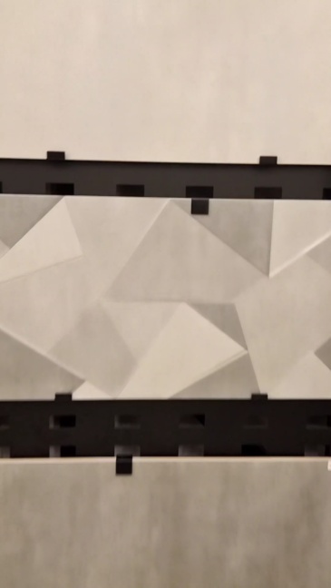 3D Grey 300*600mm Wall Tile - Extending Space Wallpaper with Soft Light Industrial Style for Corridor, Office Reception, and Floor Tile