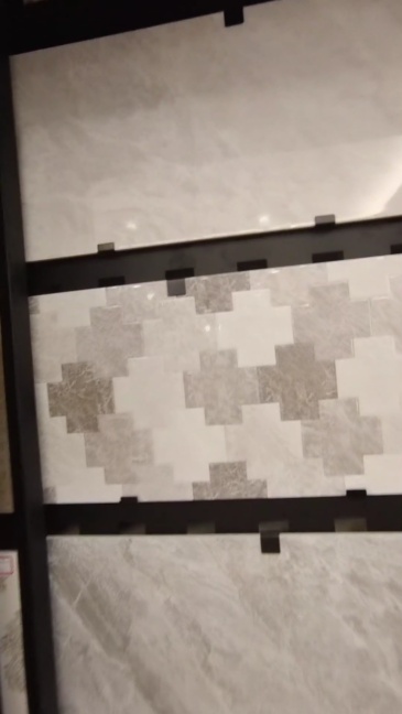 Modern European Style Floor Mosaic Tile 300x600 - Grid Anti-Slip Fabric Pattern Wall Tile - Antique Tile